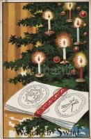 Polish Christmas wafers litho