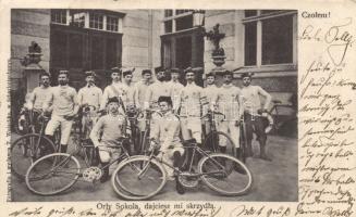 Polish Sokol members, cyclists