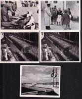 cca 1940 Hitler útja Nagy-Németországba 5 db gyűjtőkártya / 5 German collector-cards