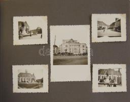 1941 Erdélyi utazás - fotóalbum sok érdekes városképes fotóval Zilah, Marosvásárhely, Bánffyhunyad, ...