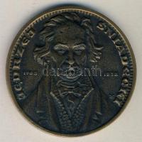 Lengyelország 1968. "Jedrzej Sniadecki" író, orvos és biológus öntött Br díj emlékérem! (d=69mm) T:1-