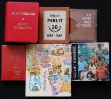 6 db vegyes, érdekes minikönyv