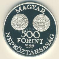 1988. 500Ft Ag "Szent István" T:PP Csak 5000db!