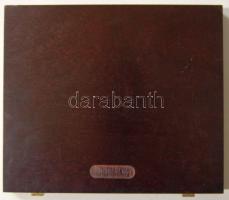 Fa éremtartó doboz 12db érme tárolására alkalmas újszerű állapotban