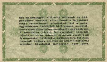 1930-46. 10P "V:H:" + 20P (2x) + 100P (2x) + 500P + 1000P bélyeg és bélyeg nélküli + 10.00...