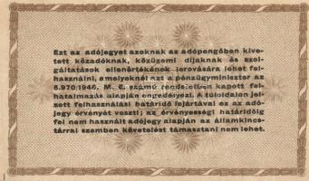 1930-46. 10P "V:H:" + 20P (2x) + 100P (2x) + 500P + 1000P bélyeg és bélyeg nélküli + 10.00...