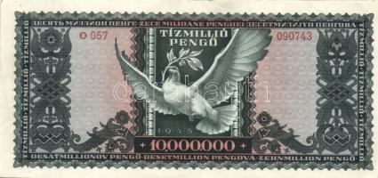 1930-46. 10P "V:H:" + 20P (2x) + 100P (2x) + 500P + 1000P bélyeg és bélyeg nélküli + 10.00...