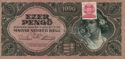 1930-46. 10P "V:H:" + 20P (2x) + 100P (2x) + 500P + 1000P bélyeg és bélyeg nélküli + 10.00...