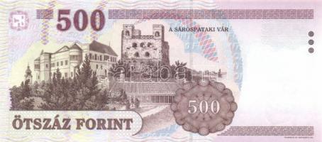 2008. 500Ft "EC" (2x) egymás utáni sorszámmal T:I