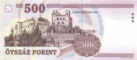 2008. 500Ft "EC" (2x) egymás utáni sorszámmal T:I