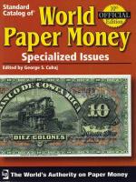 Standard Catalog of World Paper Money Special Issues 10th edition / 10. kiadás, CD-Rommal!