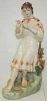 Nagyméretű orosz népviseletes porcelán figura hibátlan állapotban / Chinaware figure 30cm flawless condition