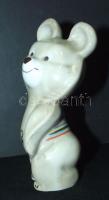 Moszkvai olimpiai Misa porcelán figura / Chinaware figure 13cm