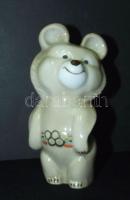 Moszkvai olimpiai Misa porcelán figura / Chinaware figure 13cm