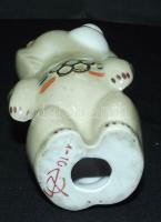 Moszkvai olimpiai Misa porcelán figura / Chinaware figure 13cm