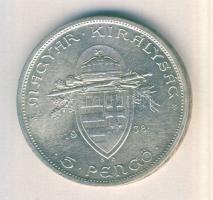 1938. 5P Ag "Szent István" T:2 ph.