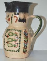 Keszthely 1991 jelzésű Miska-kancsó 20cm magas