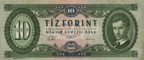 1957. 10Ft (2x) T:III+