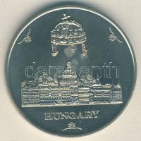 1989. "Barbican Center - Hungary" ffém emlékérem T:1 HUNGARIKA
