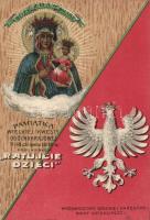 Polish patriotic proaganda, Expo 1916, God save Poland litho (non pc)