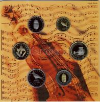 Gyűjtemény a "Magyarország Pénzérméi" sorozatból és 3db ezüstpénz: 1db 2006. 1Ft-100Ft 7kl...