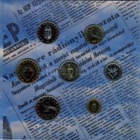 Gyűjtemény a "Magyarország Pénzérméi" sorozatból és 3db ezüstpénz: 1db 2006. 1Ft-100Ft 7kl...