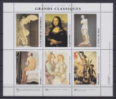 A Louvre klasszikusai levélzáró kisív