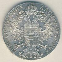 Ausztria 1780SF. Thaler "M. Theresia" utánverete T:2+