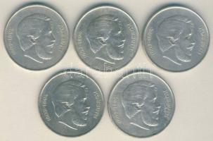 1947. 5Ft Ag (5x) "Kossuth" T:2,3+