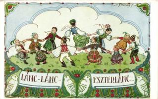Hungarian folklore, Lánc, Lánc, Eszterlánc... s: Pataky Ferenc