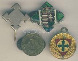 4db klf kitűző replikája, közte zománcozott darabbal is! T:vegyes