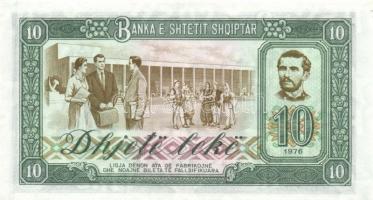 Albánia 1976. 10L (2x) egymásutáni sorszámmal T:I saroktörés