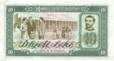 Albánia 1976. 10L (2x) egymásutáni sorszámmal T:I saroktörés