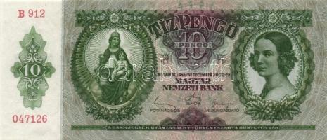 1936. 10P (2x) egymásutáni sorszámmal T:I