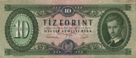1947-1969. 10Ft (4x) klf évszámokkal T:I-III