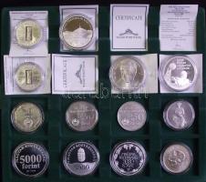 13db-ból álló Forint emlékveret gyűjtemény: 1969. 50Ft Ag "Tanácsköztársaság" T:BU + 1981....