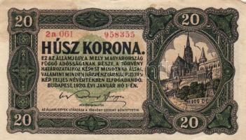 1920. 10K (3x) + 20K (2x) + 50K T:vegyes