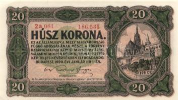 1920. 10K (3x) + 20K (2x) + 50K T:vegyes