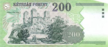 2006. 200Ft (2x) egymásutáni sorszámmal T:I