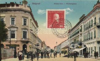 Belgrade Mihály street, construction site