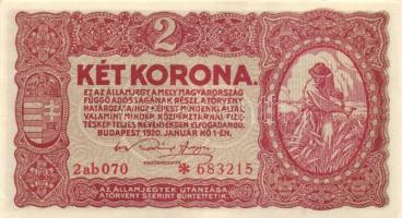 1920. 2K (4x) "2ab *" egymásutáni sorszámmal T:I