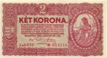 1920. 2K (4x) "2ab *" egymásutáni sorszámmal T:I