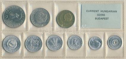 1979. 2f-10Ft 9db klf érmés forgalmi sor fóliatokban T:1