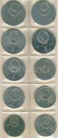 Szovjetunió 1965-89. 1R (5x) 5klf emlékveret + 1989. 3R "Örmény földrengés segélyezése" + ...