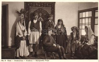 Bosnian folklore, scene in the Ethnographical Museum of Sarajevo
