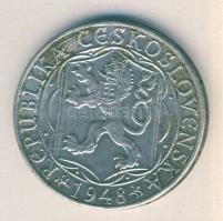 Csehszlovákia 1948. 100K Ag "Károly Egyetem 600. évfordulója" T:2