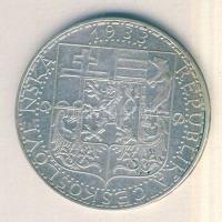 Csehszlovákia 1933. 20K Ag "Ipar, mezőgazdaság, üzlet" T:2-