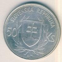Szlovákia 1944. 50K Ag "5. Függetlenségi évforduló" T:2