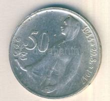 Csehszlovákia 1947. 50K Ag "Függetlenség" T:2