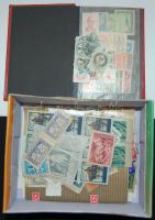 600 db-os parafilatélia tétel papírdobozban + 1 zsebberakóban, érdekességekkel